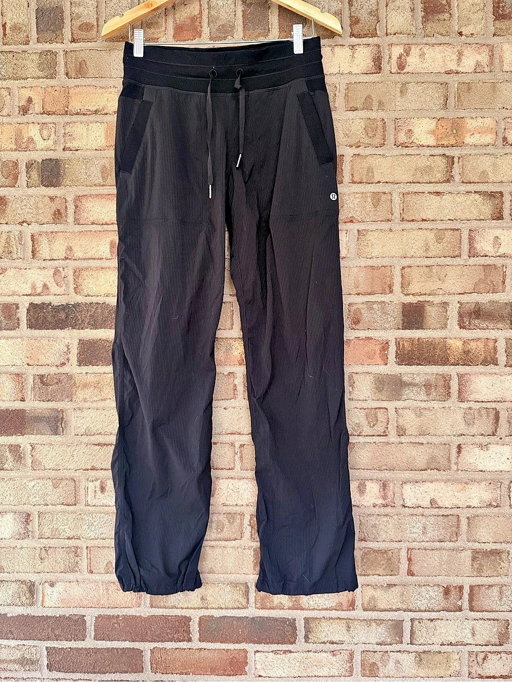Lululemon Black Drawstring Relaxed Pants Size 6